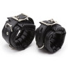 BDSMaster Menottes avec Ventouse Strongcup Noires